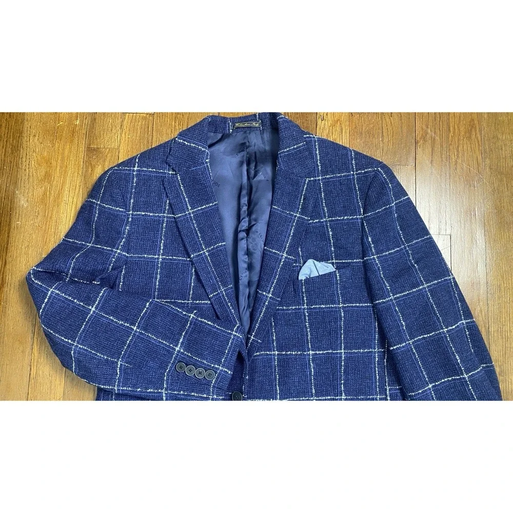 Vitale Barberis Canonico The Society Shop Men's Wool Blazer‎ Jacket Small Batch
